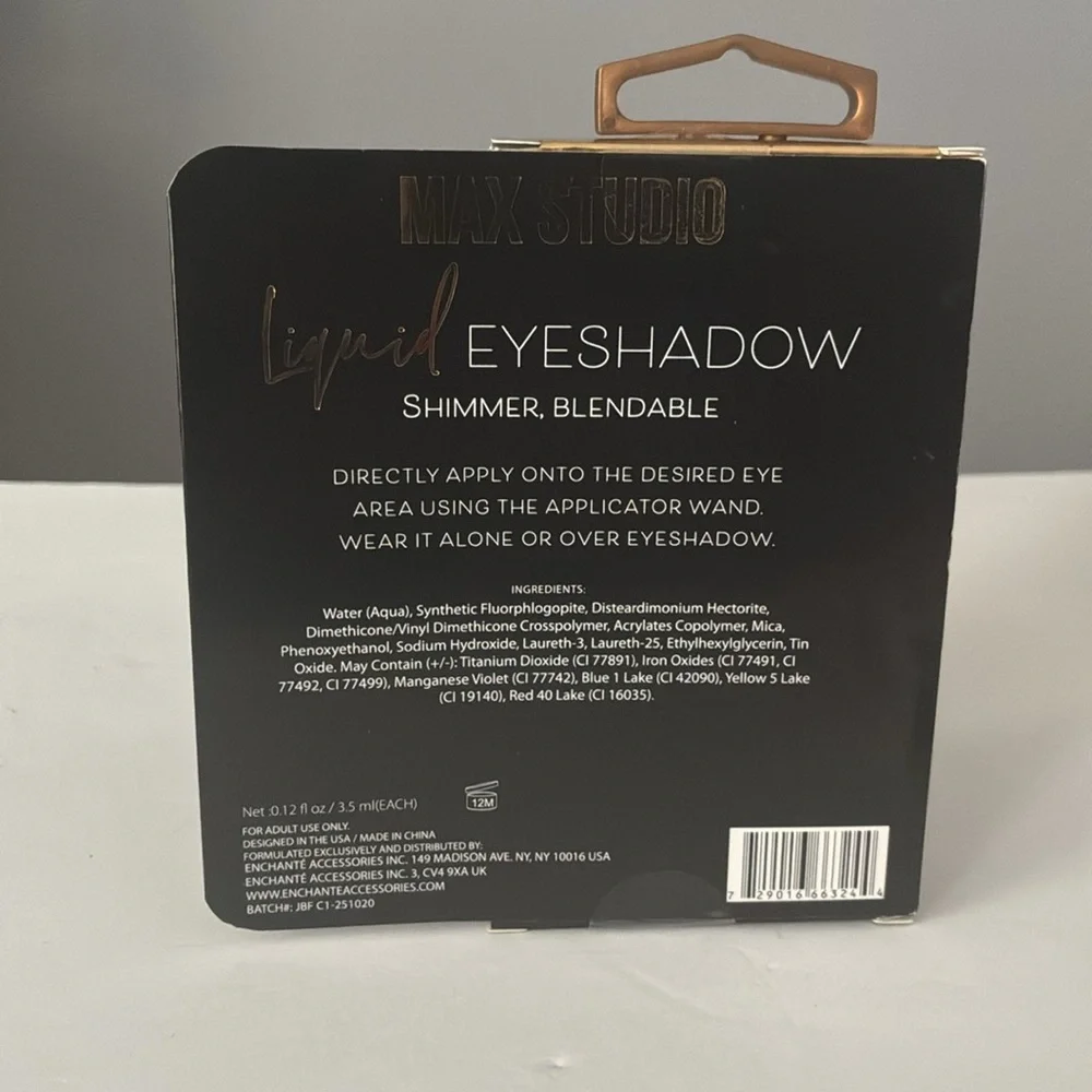 🖤✨MAX Studio Liquid Eyeshadow Trio – Shimmer Blendable Set